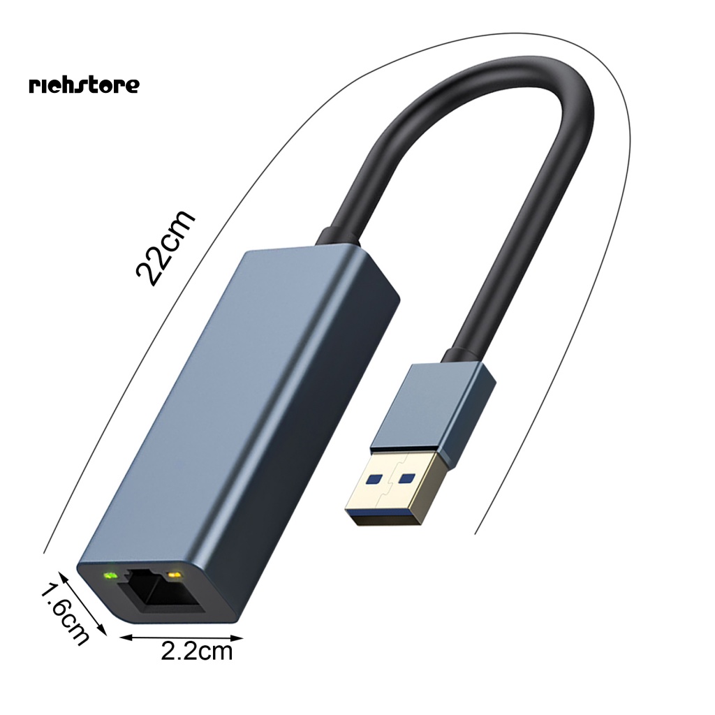 Bộ ChuyểN MạNg USB 3.0 Sang RJ45 1000Mbps Gigabit Cho Windows / Mac OS / Android