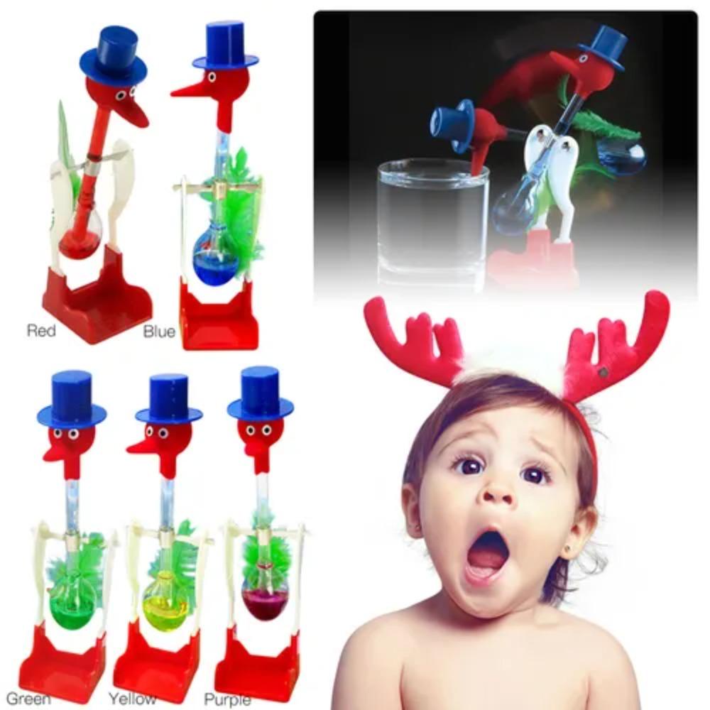 Taylor1 Đồ Chơi Chim Uống Nước Cân Bằng Trong Suốt Không Cần Chạm Sáng Tạo Giáo Dục Cho Bé