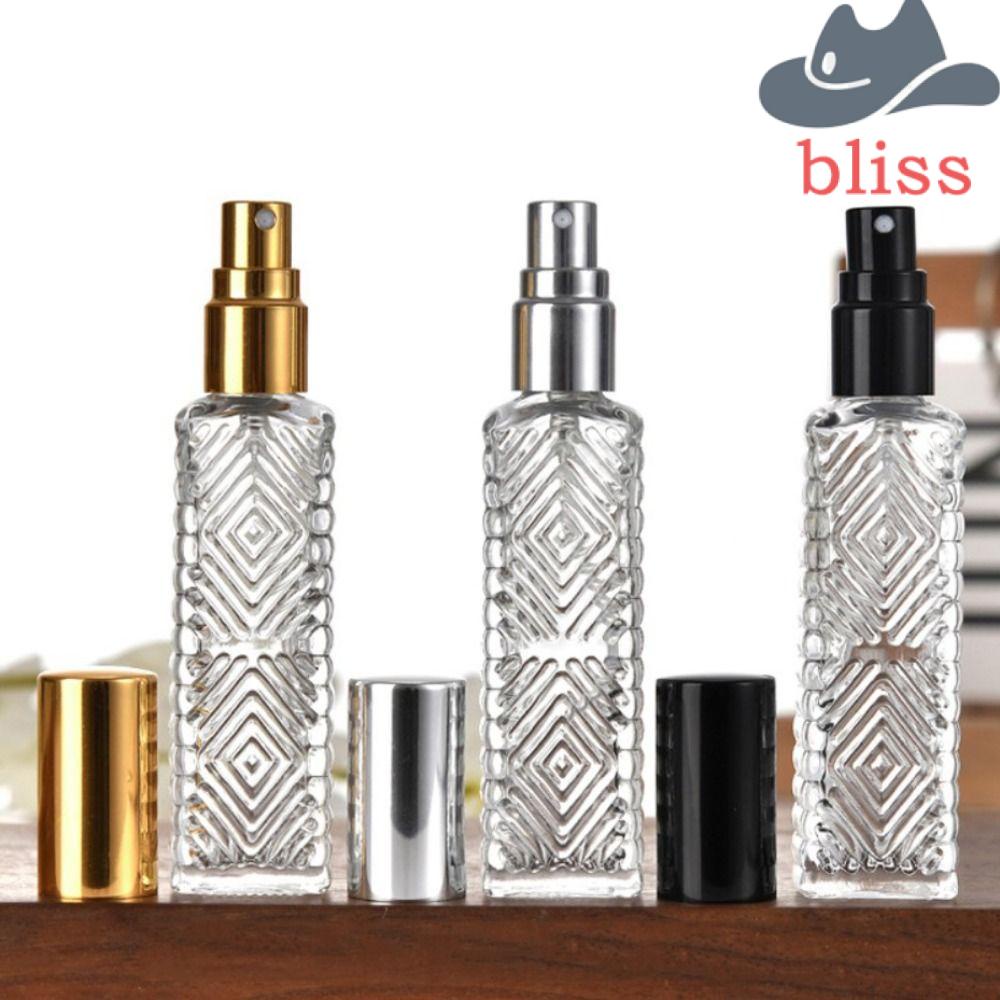 Bình Thủy Tinh 12ml Đựng Nước Hoa Dạng Xịt Họa Tiết Hình Vuông