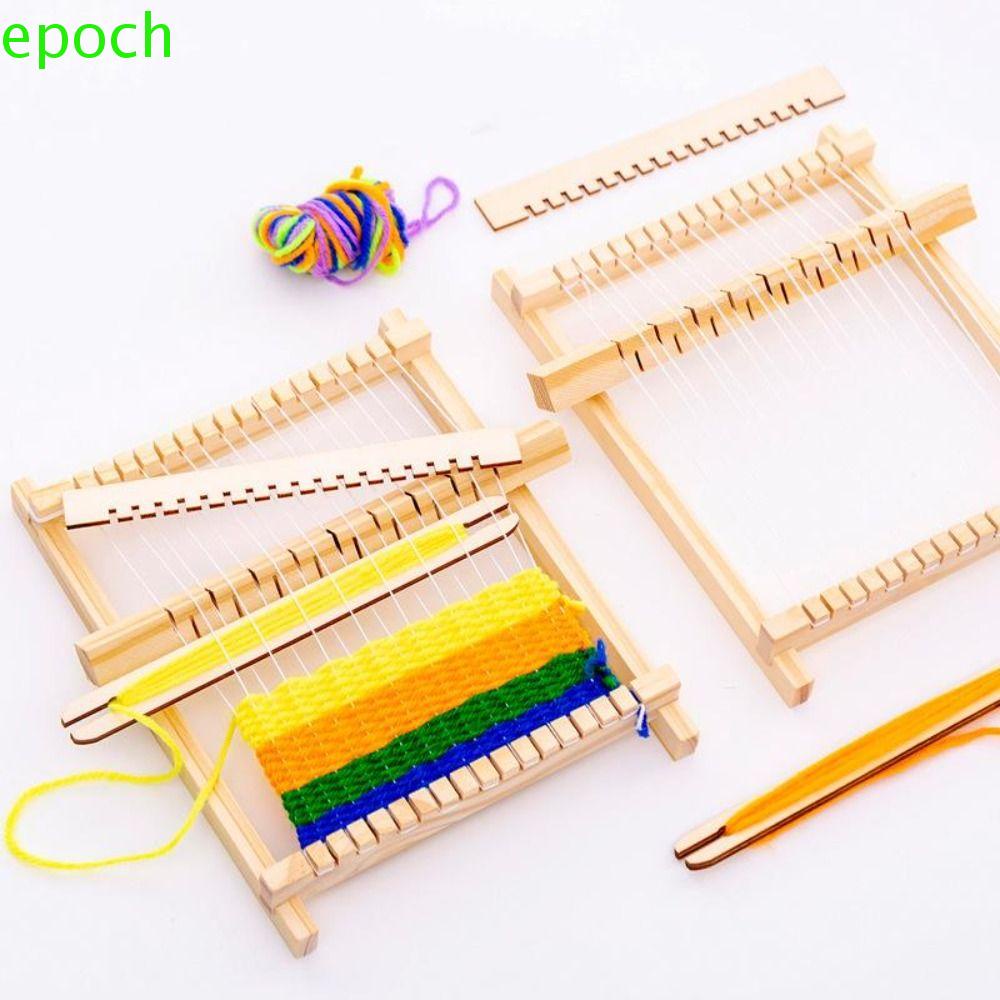 Epoch Bộ Dụng Cụ Đan Len Thủ Công Mini Bằng Gỗ DIY Dành Cho Trẻ Em