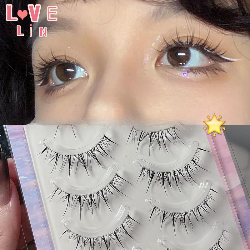 Lông Mi Giả Trang Điểm Tự Nhiên Hình Hoa Hướng Dương / Quỷ Nhỏ Hiệu Faiccia M08