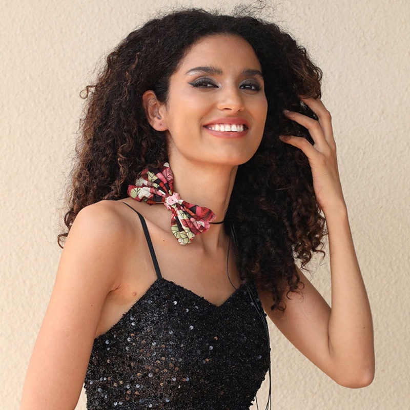 Vòng Cổ Choker Y2K Thắt Dây Tùy Chỉnh Thời Trang Cho Nữ