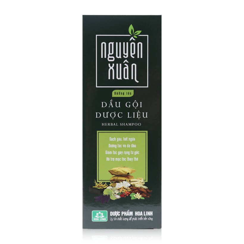 [XUẤT HÓA ĐƠN ĐƯỢC] Dầu gội dược liệu Nguyên Xuân Xanh Dưỡng Tóc 200ml - Dành cho tóc khô xơ, hư tổn