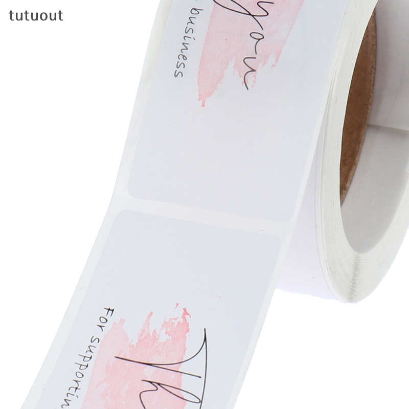 Cuộn 120 Sticker &quot;thank You For Your Order&quot; Dán Trang Trí