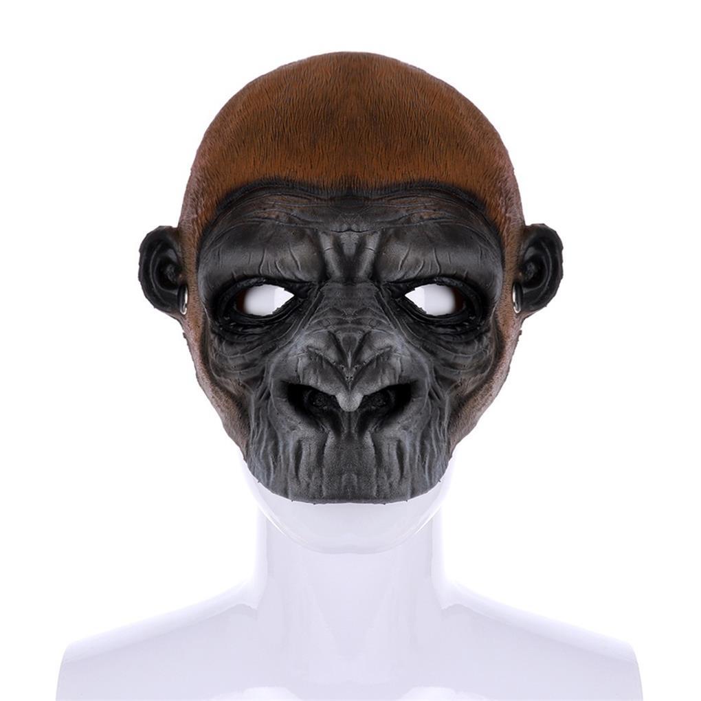 Mặt Nạ Khỉ Gorilla Vui Nhộn Trang Trí Halloween