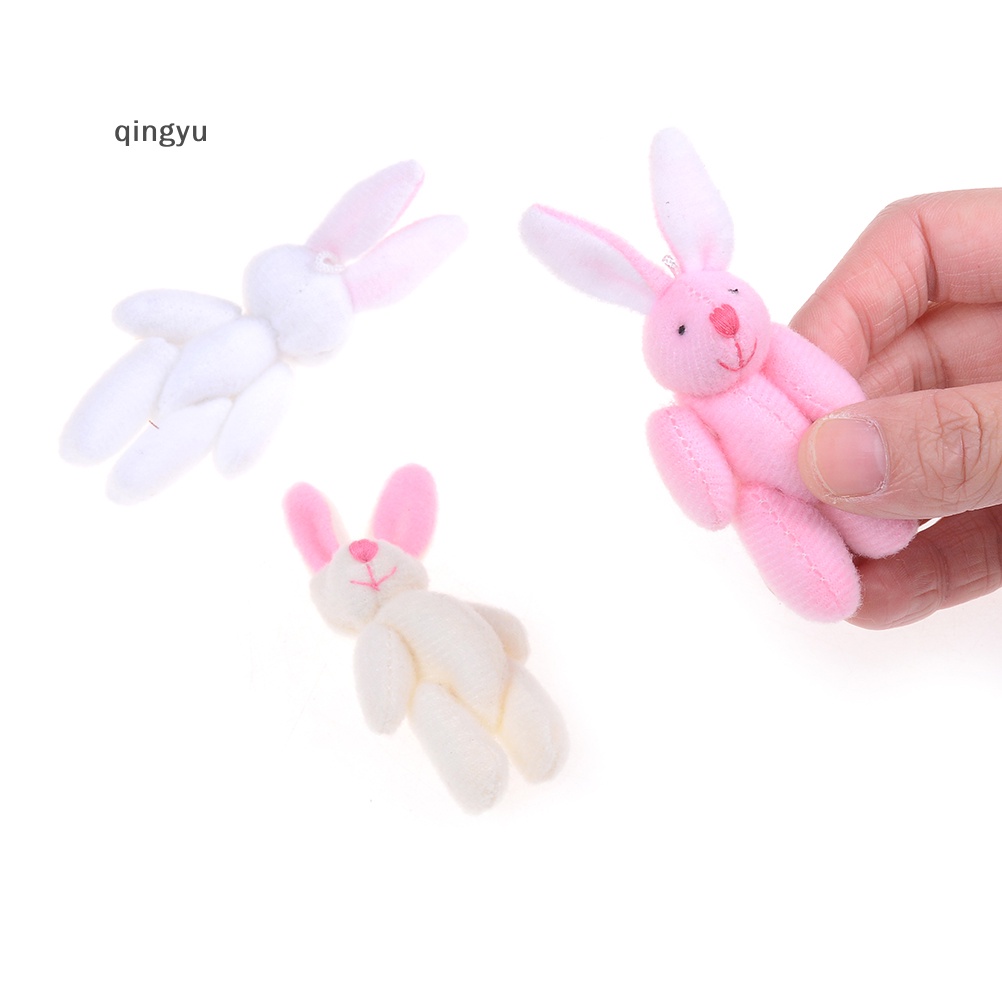 Đồ chơi nhồi bông Hình Thỏ Dễ Thương 6cm Cho Bé