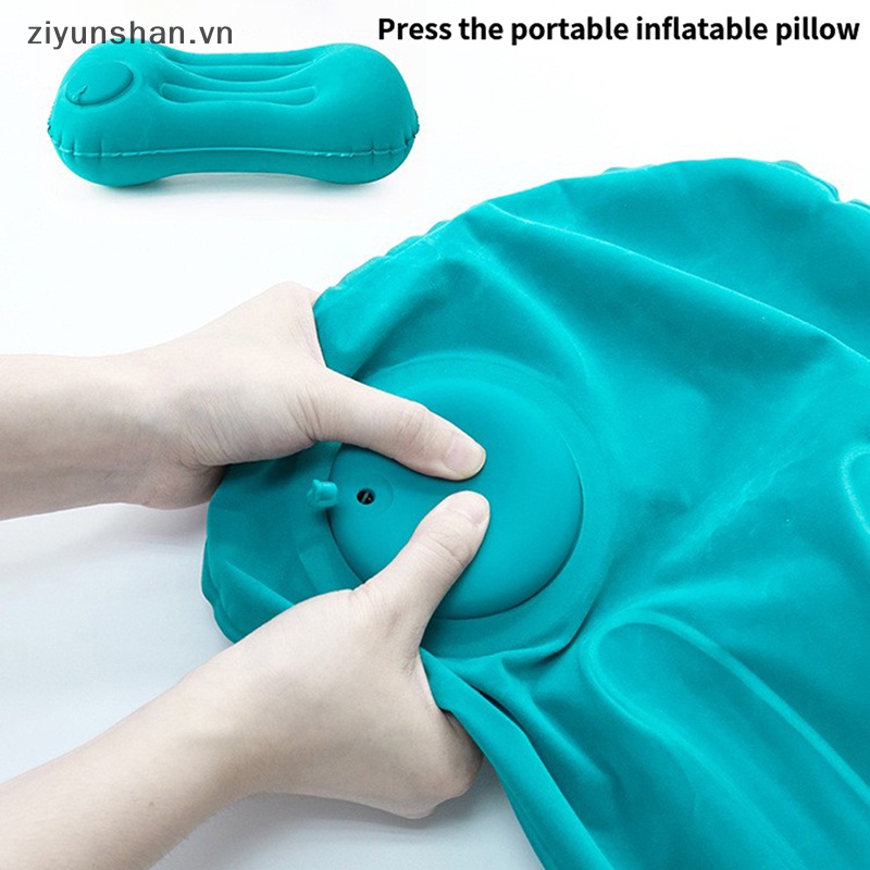 Ziyunshan Gối Bơm Hơi Siêu Nhẹ Tiện Dụng Mang Theo Du Lịch Cắm Trại