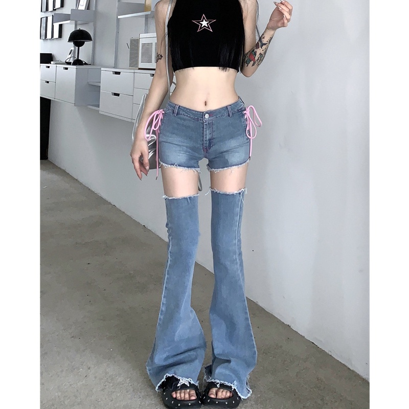 Quần Jeans Denim Thời Trang Dành Cho Nữ