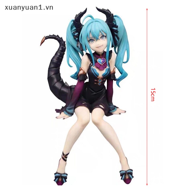 Mô Hình Đồ Chơi Nhân Vật Hatsune Miku Tóc Dài Bằng PVC
