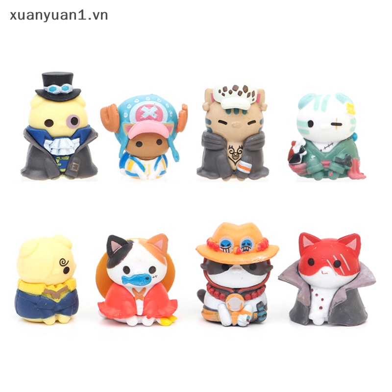 Mô Hình Nhân Vật Mèo Trong One Piece Trang Trí