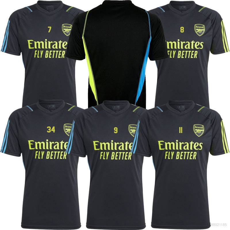 Áo Thun Bóng Đá Ngắn Tay Plus Size QY 2023-2024 Arsenal
