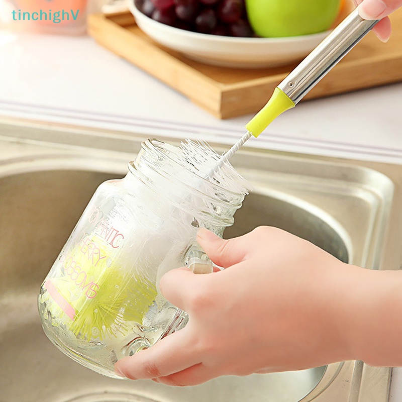 Cọ Vệ Sinh Bình Sữa / Núm Vú Giả Cán Dài Tiện Lợi Dành Cho Trẻ Em