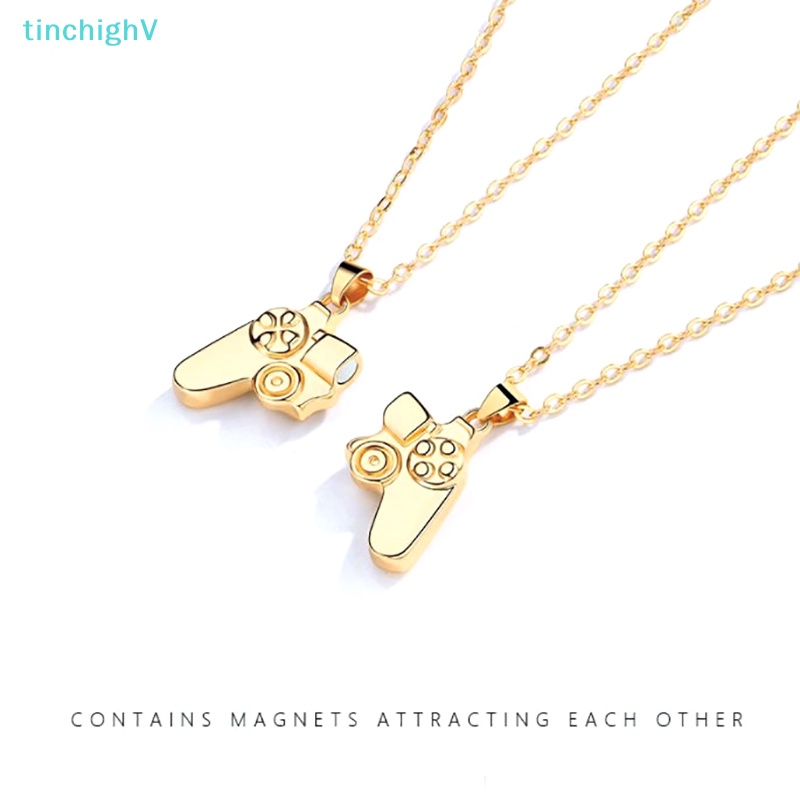 Vòng cổ Cặp Đôi Màu Vàng / Bạc Mặt Hình Máy Chơi Game PS4