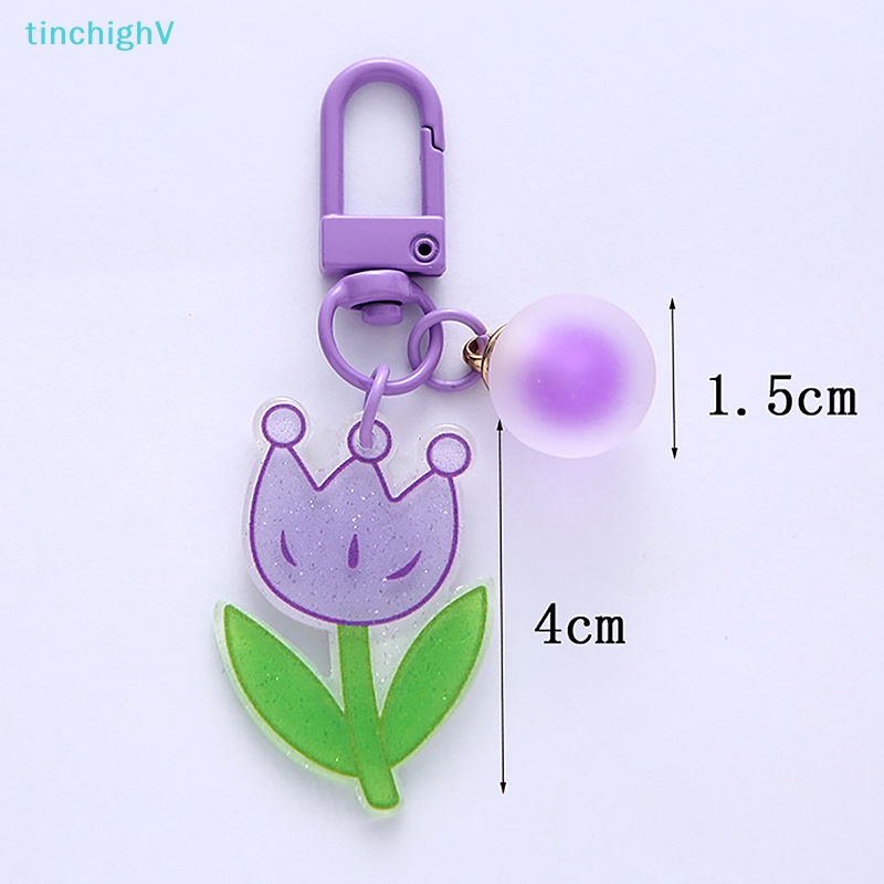 Móc Khóa Trang Trí Túi Xách / Tai Nghe Hình Bông Hoa / Vương Miện Màu Kẹo Dễ Thương Cho Bạn Gái
