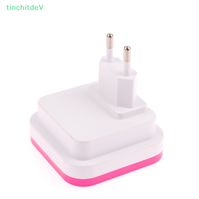 Đèn Ngủ LED Cảm Biến Hình Vuông Mini Phích Cắm EU Cho Phòng Ngủ Trẻ Em