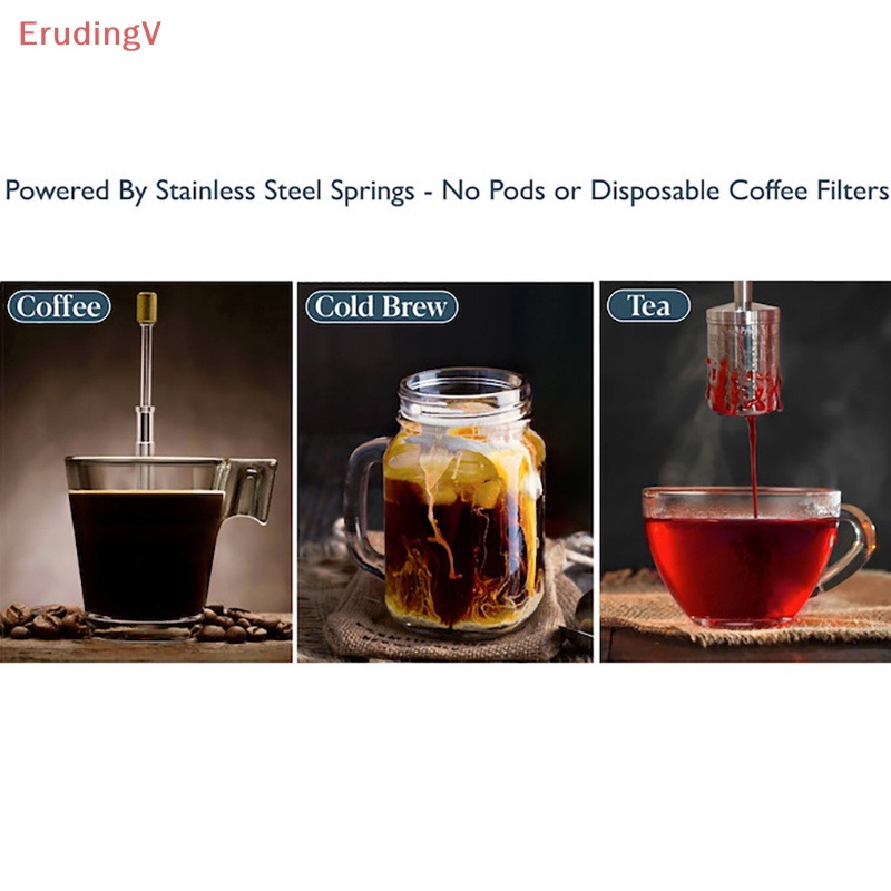 [ErudingV] Máy Pha Cà Phê Latte Dạng Ấn Tháo Gỡ Nhanh Dùng Cho Nhà Hàng Quán Bar