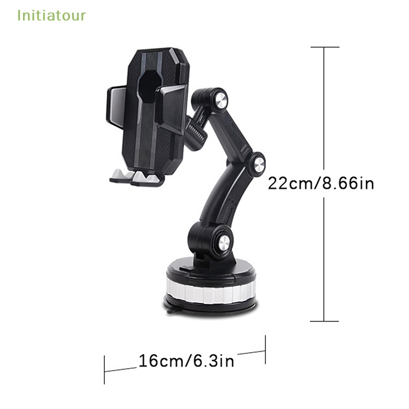 [InitiatourV] Giá Đỡ Điện Thoại Gắn Kính Chắn Gió Ô Tô Có Thể Điều Chỉnh Rảnh Tay
