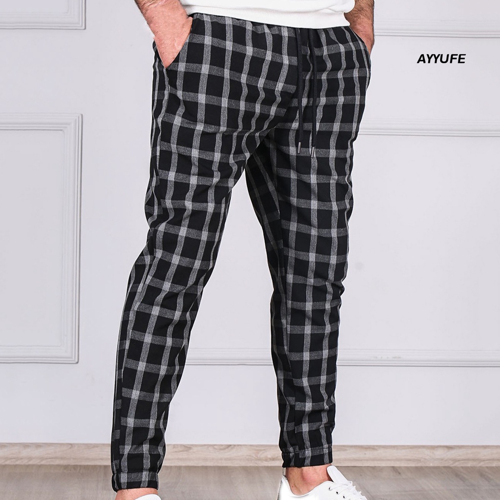 [Ayyume] Quần Dài Công Sở Đường Phố Kẻ Sọc Mùa Thu Vintage Tốt Cho Mùa Thu