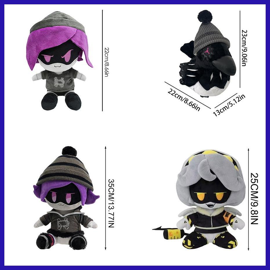 Đồ chơi nhồi bông Hình Nhân Vật Uzi Crow Trong Phim Hoạt Hình Anime