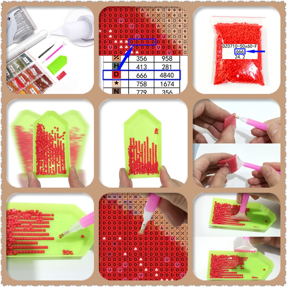 Bộ Tranh Đính Đá Toàn Diện Hình Công Chúa Tiên Cá | Tranh Đính Đá Tự Làm Hình Nàng Tiên Cá Nhỏ