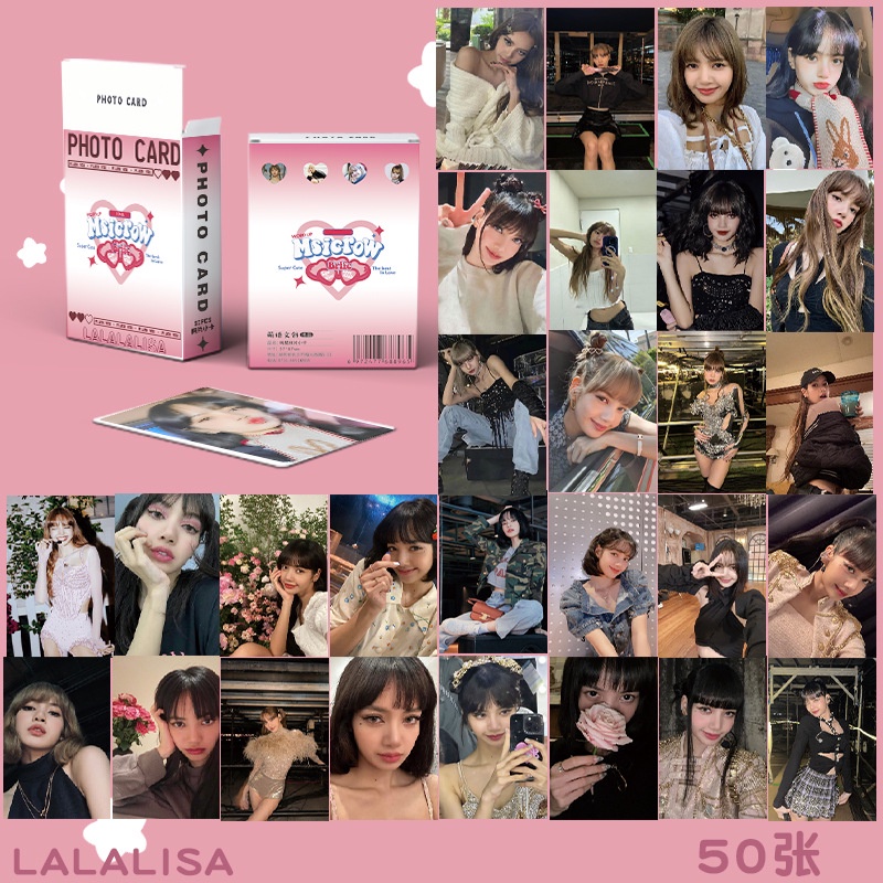 Set 50 Tấm Thẻ Ảnh Lomo Các Thành Viên Nhóm Nhạc Kpop BlackPink TWICE