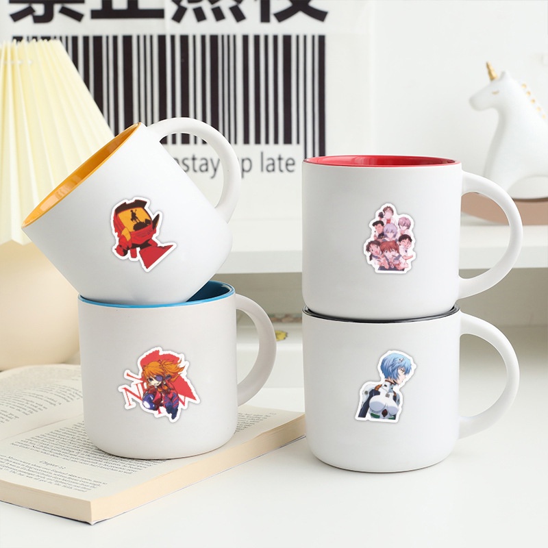 Bộ 100 Miếng Dán EVA Chống Nước Màu NEON GENESIS EVANGELION YS2