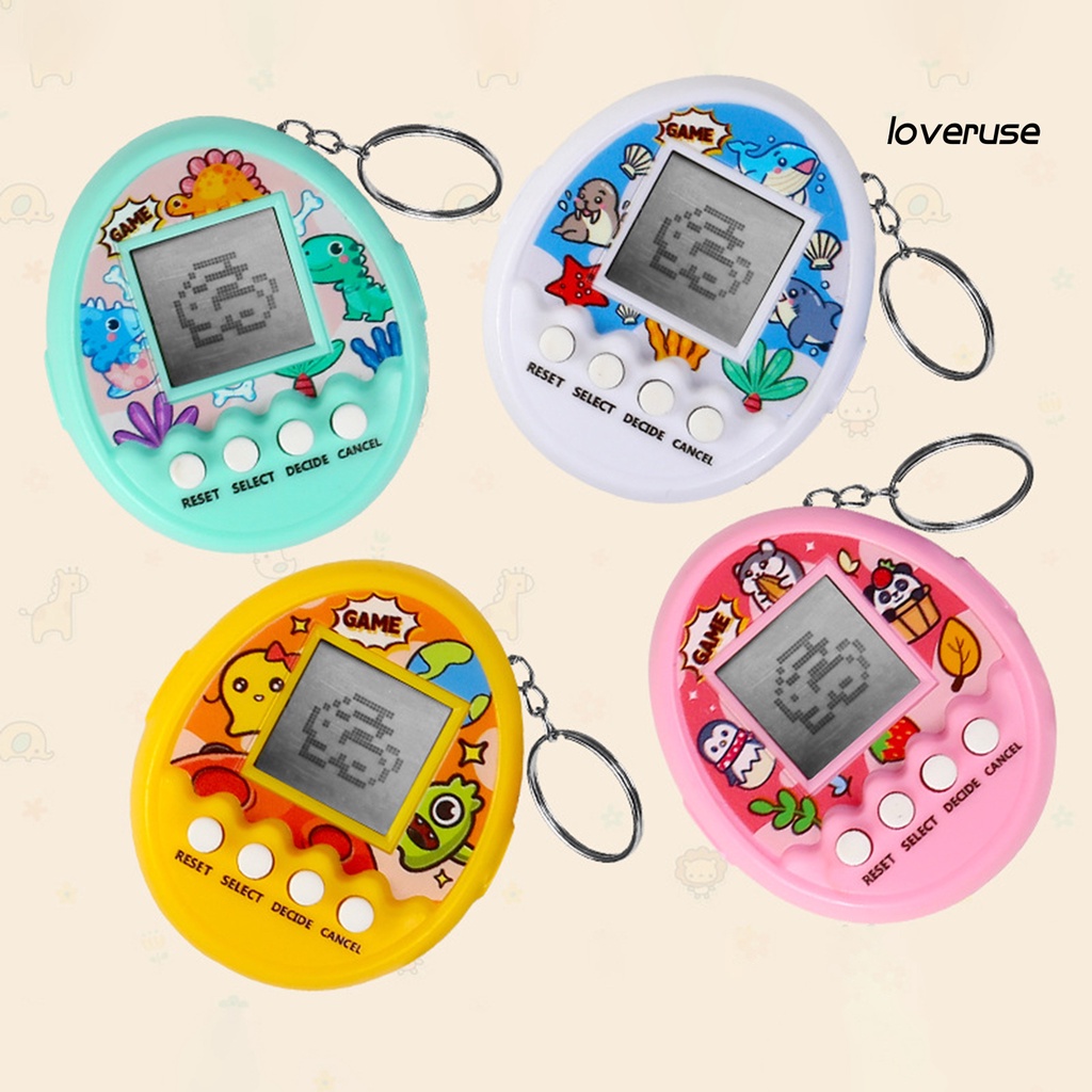 Máy Nuôi Thú Ảo Điện Tử Mini Dễ Thương Hoài Cổ Bằng ABS Kèm Móc Khóa Tiện Dụng