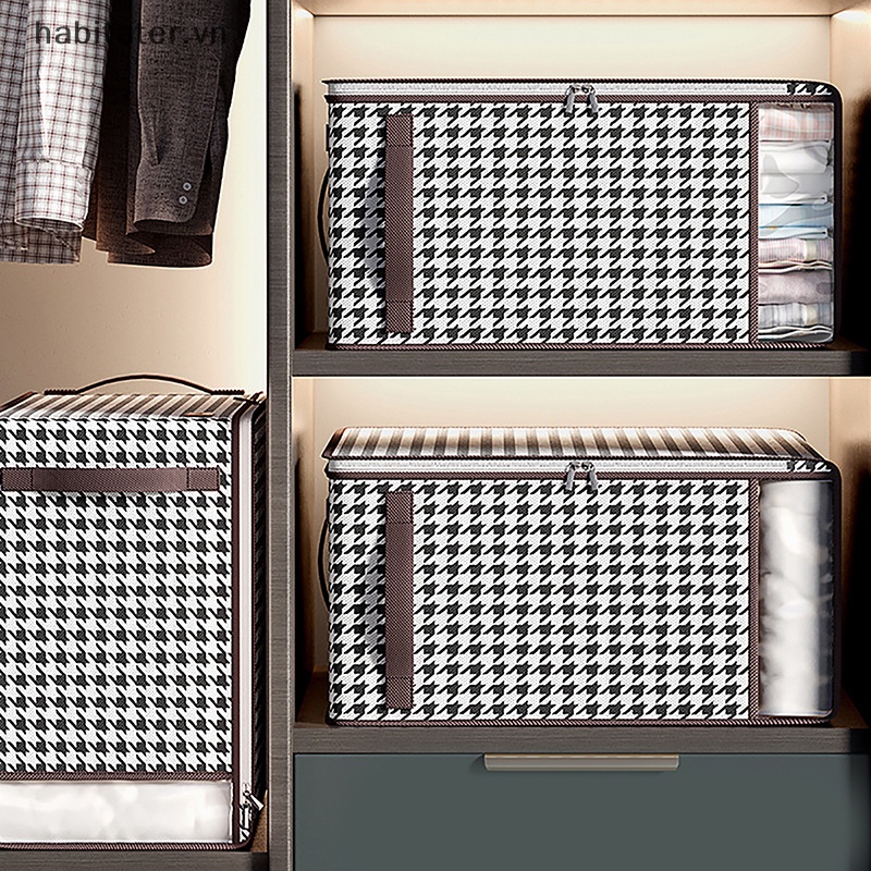 Túi Đựng Chăn Mền / Quần Áo Cỡ Lớn Chống Bụi Có Khóa Kéo Tiện Dụng