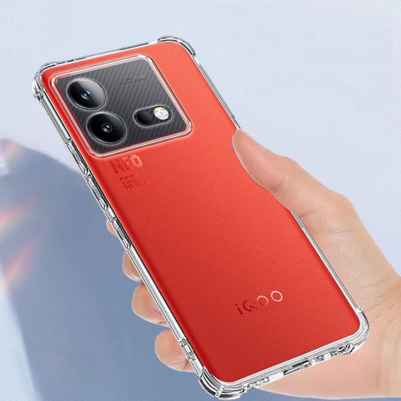 Ốp Điện Thoại Silicon TPU Mềm Trong Suốt Chống Sốc Chống Rơi Cho vivo iQOO Neo8 Neo 8 Pro 5G