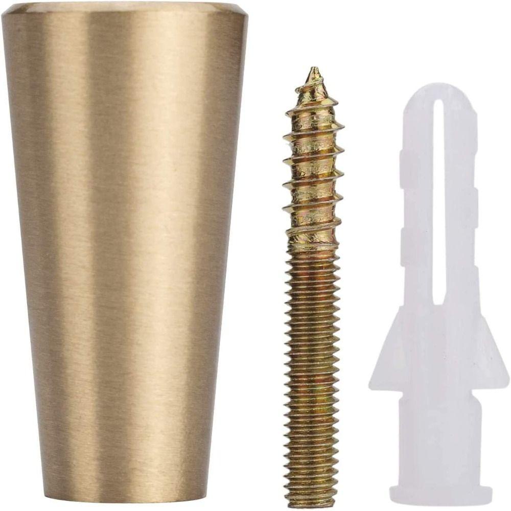 WTTLE Set 4 Móc Treo Khăn Tắm Hình Chữ L Bằng Đồng Thau Mạ Vàng Tiện Dụng