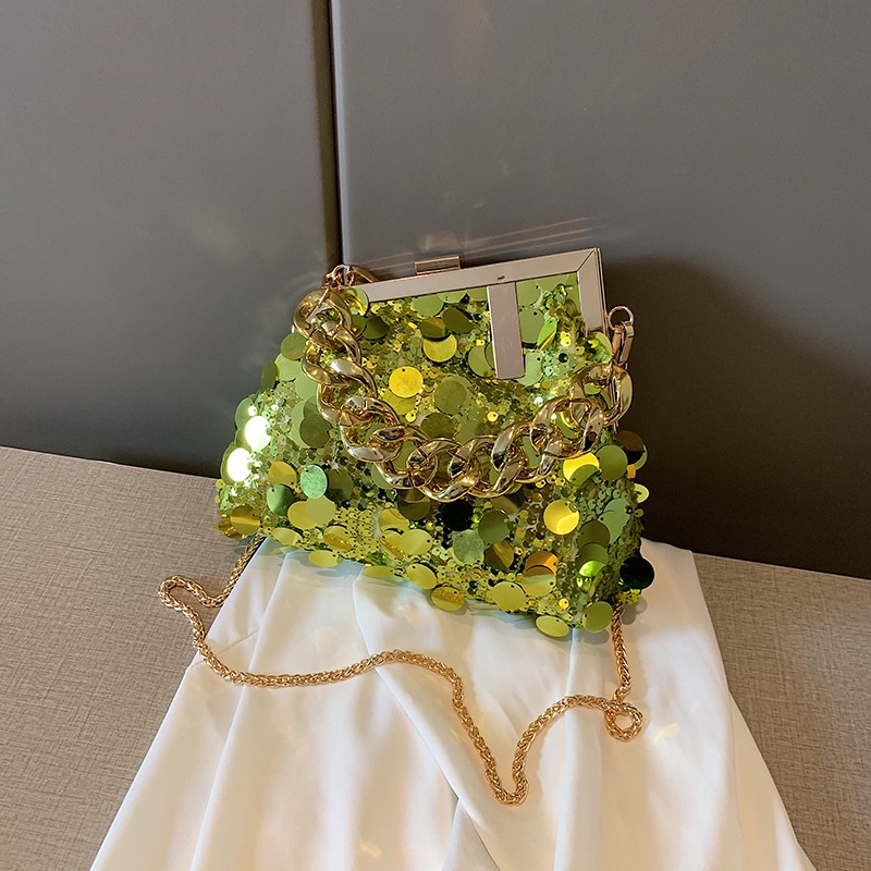 Túi Đeo Chéo Đính Kim Tuyến Lấp Lánh Thời Trang Mới 2023 Dành Cho Nữ