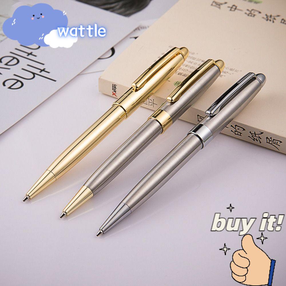 WATTLE Set 2 Bút Bi Bằng Kim Loại Thiết Kế Thời Trang Sáng Tạo Cho Học Sinh / Văn Phòng