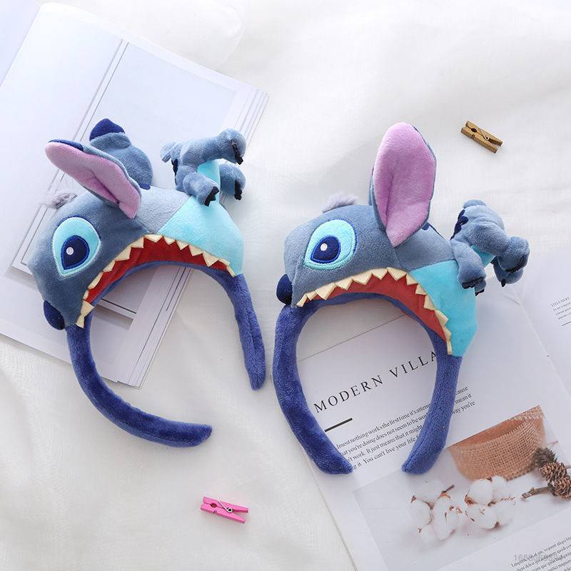 Băng Đô Cài Tóc Hình Stitch Hoạt Hình Đáng Yêu Dành Cho Nữ Rửa Mặt BY3 YB3