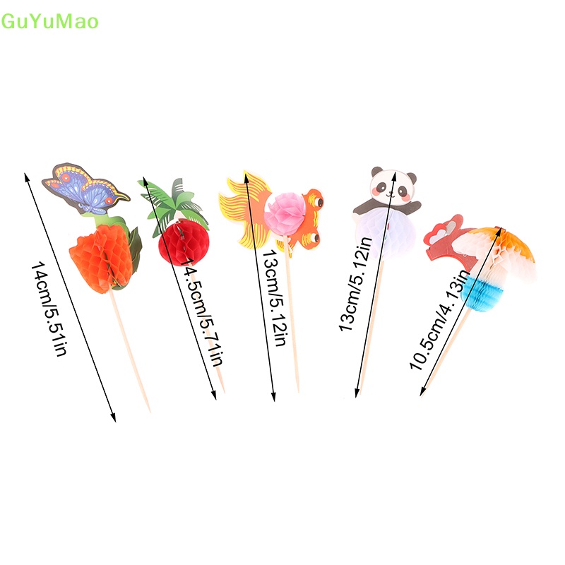 Bộ 50 Dù Giấy Trang Trí Bánh Kem Nhiều Kiểu Dáng DIY