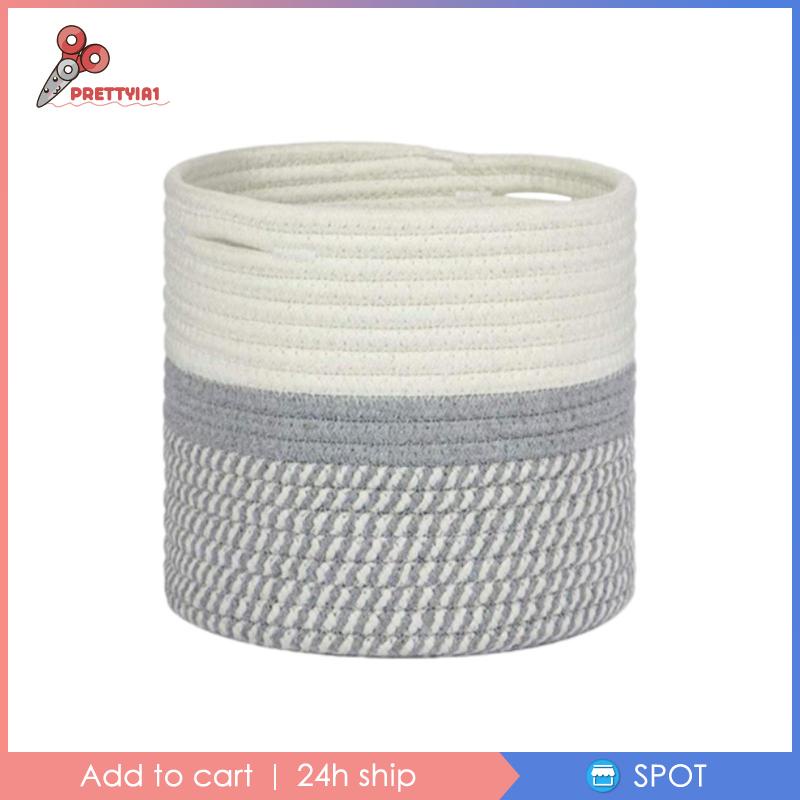 Giỏ Đựng Chậu Cây Bằng Dây Thừng Bện Hiện Đại Dành Cho Trang Trí Trong Nhà