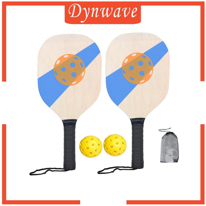 Set 2 Vợt Cầu Lông + 2 Quả Bóng Gỗ Cho Người Mới Bắt Đầu