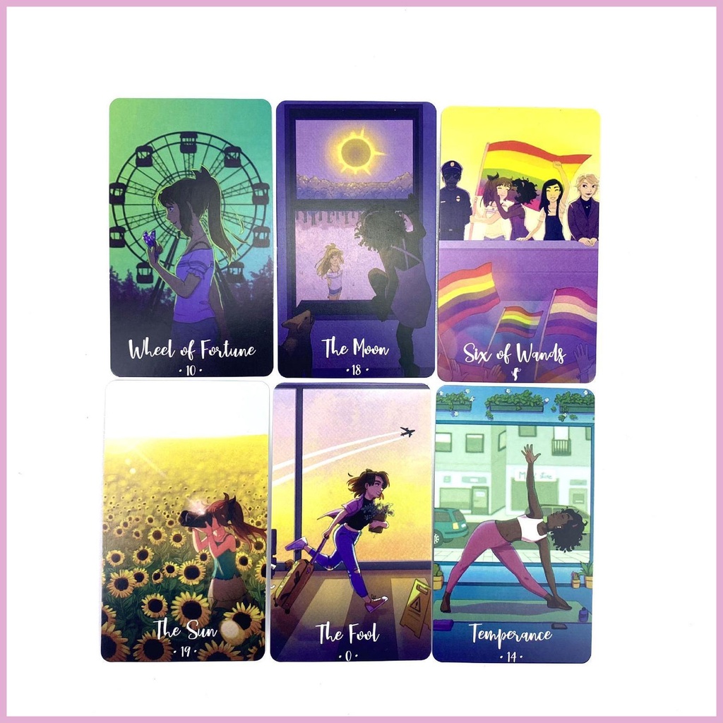 Hộp 78 Lá Bài Tarot Phiên Bản Tiếng Anh Vui Nhộn