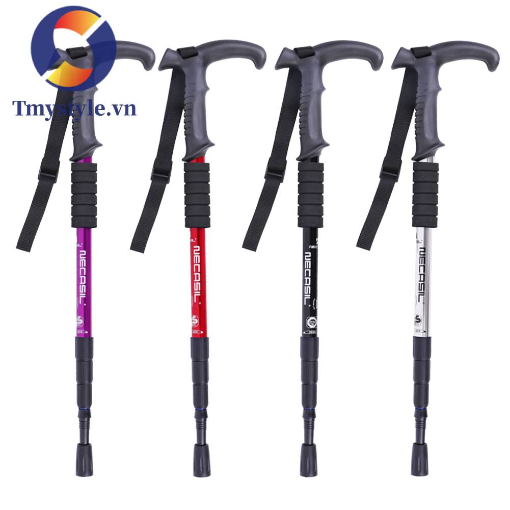 Gậy Leo Núi 4 Đoạn Hình Chữ T Chất Lượng Cao Tiện Lợi Dễ Sử Dụng