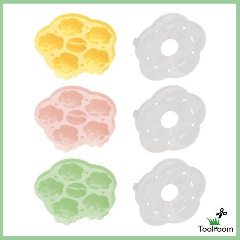 Khuôn Silicone Tạo Hình Bàn Chân Mèo Làm Xà Phòng / Kẹo / Sô Cô La