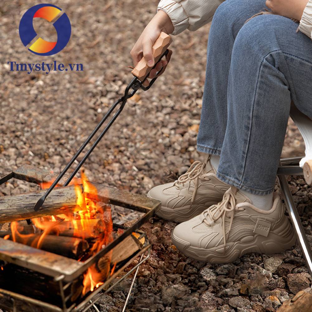 Kẹp Lò Xo Nén Bằng Kim Loại Dùng Nướng BBQ Tiện Dụng