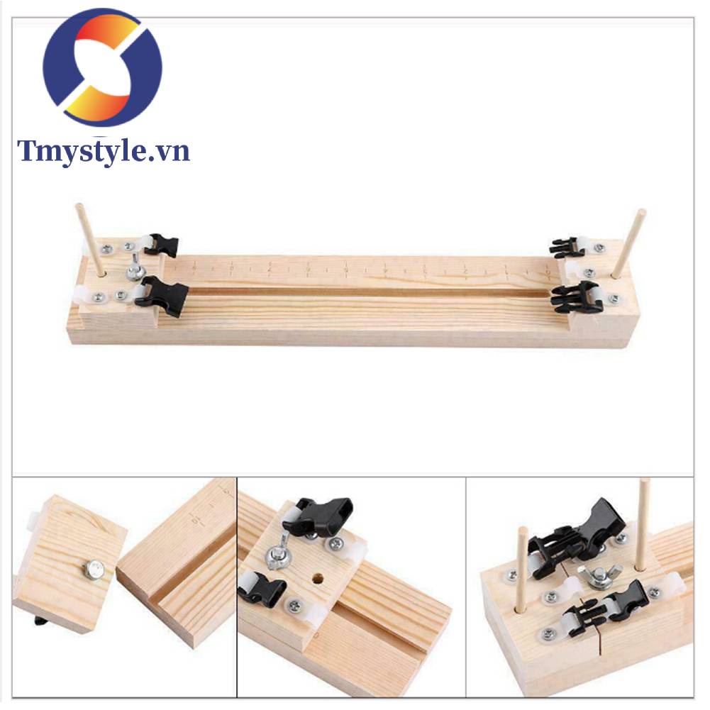Bộ Dụng Cụ Dệt Vòng Đeo Tay Bằng Gỗ Có Thể Điều Chỉnh Độ Dài