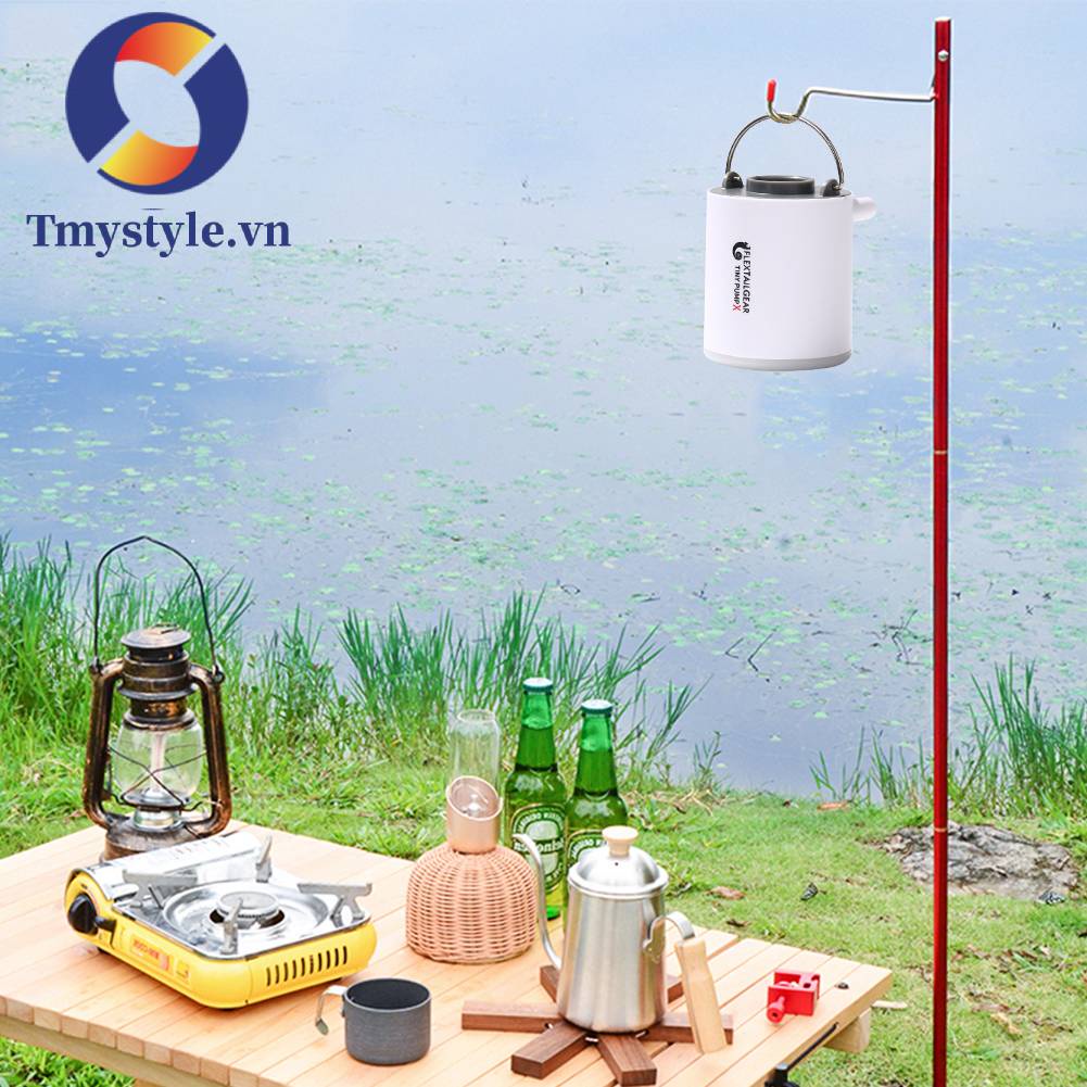 Ống Bơm Hơi Mini Sạc USB Tiện Dụng Khi Đi Cắm Trại