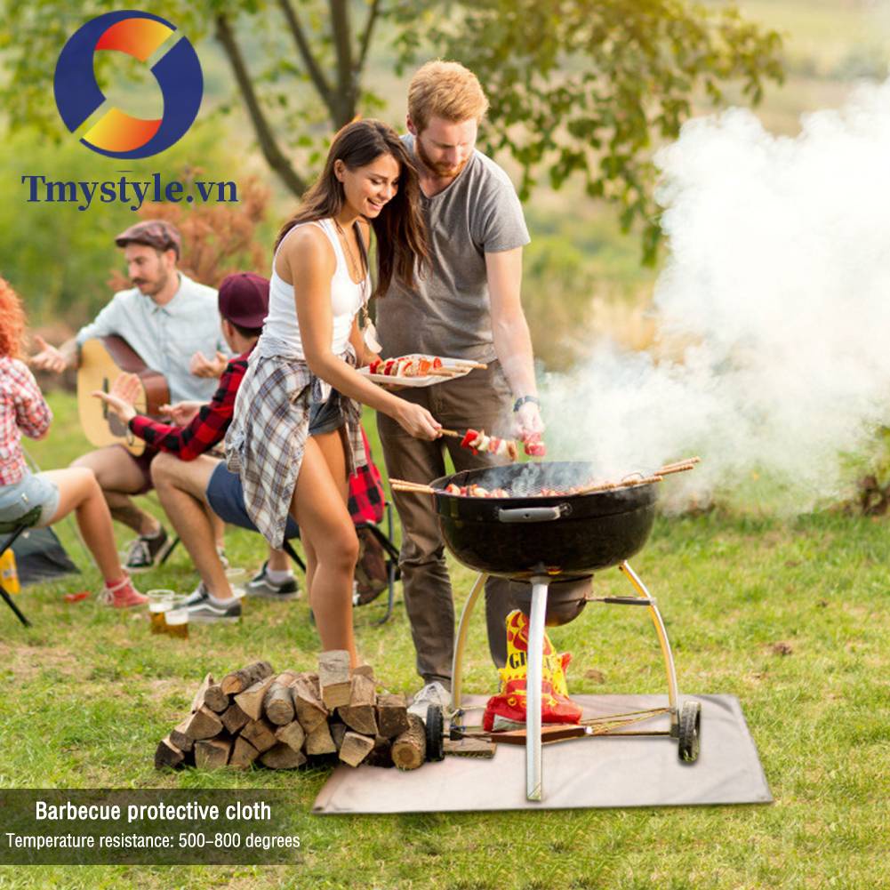 Thảm Nướng BBQ Cách Nhiệt Chống Cháy