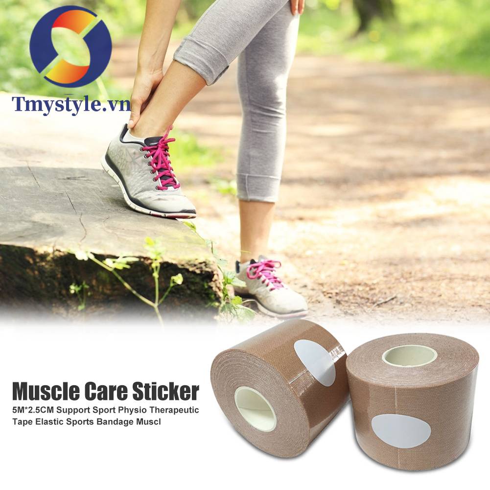 1 Cuộn Băng Dán Cơ Co Dãn Tập Thể Thao