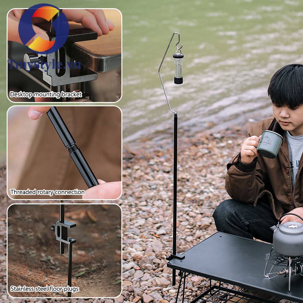 Giá Đỡ Đèn Cắm Trại Bằng Kim Loại Chất Lượng Cao