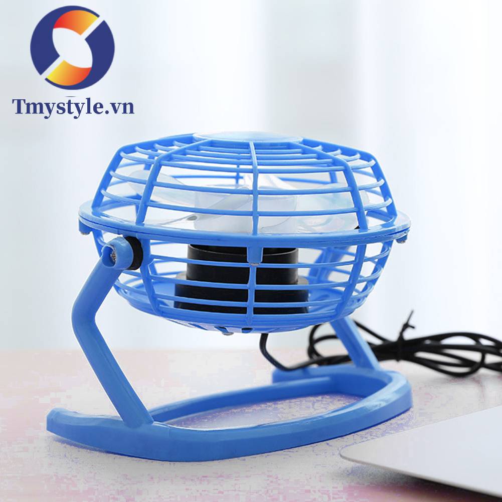 Quạt Làm Mát Mini 4 Cánh 4 Inch Có Thể Điều Chỉnh Góc Dành Cho Mùa Hè