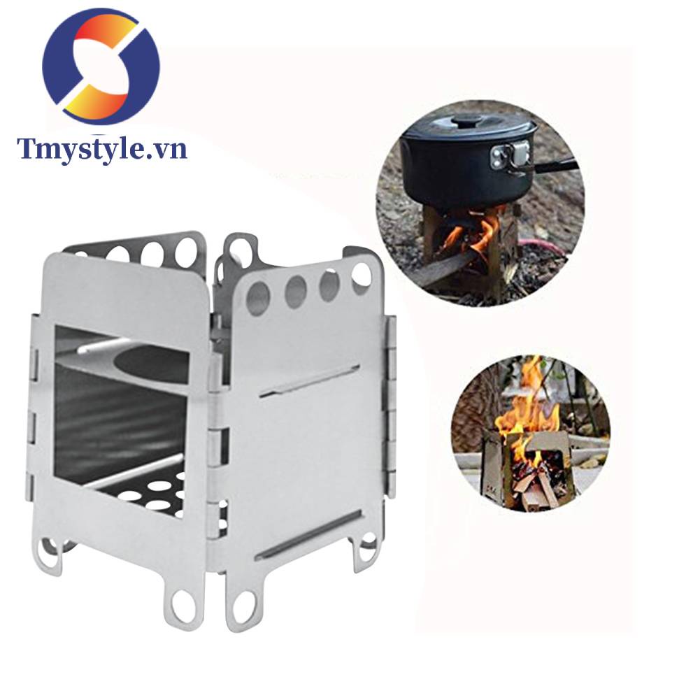 Bếp Củi Có Thể Gấp Gọn Tiện Dụng Khi Đi Cắm Trại
