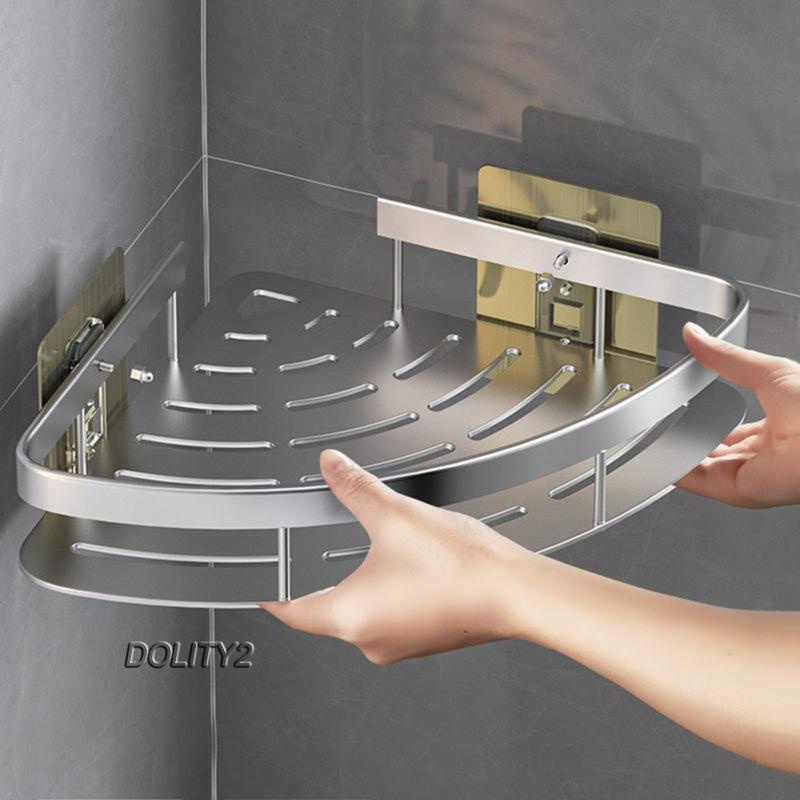 Giá Đỡ Gắn Góc Tường Không Cần Khoan Tiện Dụng Cho Phòng Tắm Khách Sạn