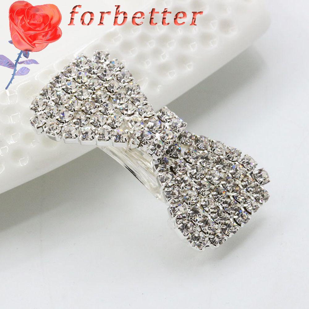 FORBETTER Kẹp Tóc Dạng Nơ Phong Cách Hàn Quốc Cho Nữ