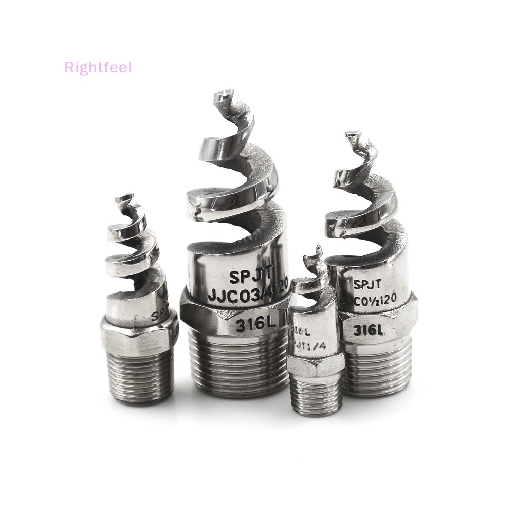 Đầu Vòi Phun Nước 1 / 4 &quot;1 / 2&quot; Dạng Xoắn Ốc Bằng Thép Không Gỉ Mới
